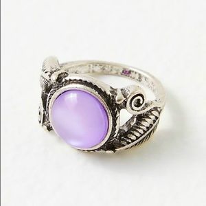 BNWT Midnight Ring Silver Amethyst  Size 7